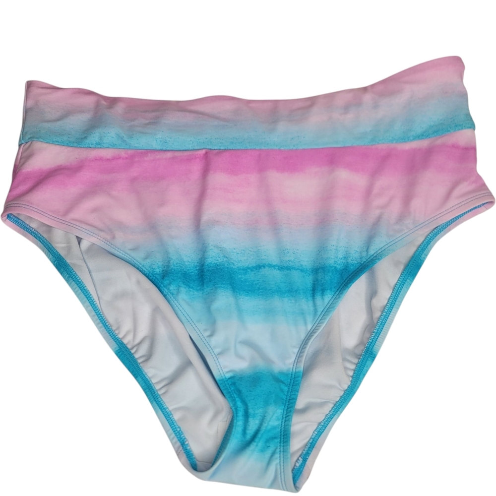 NWOT American Beach X Maurices Ombre High Rise Swim Bottom Size 1X